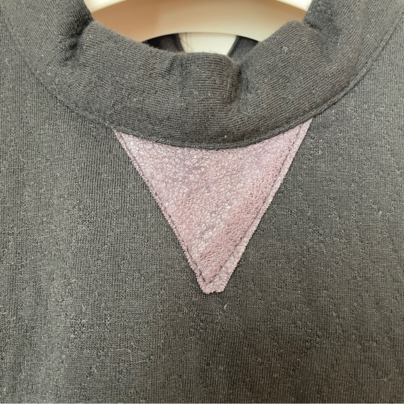 Loup Sleeveless Mock Turtleneck Black Mini Dress - Picture 2 of 13